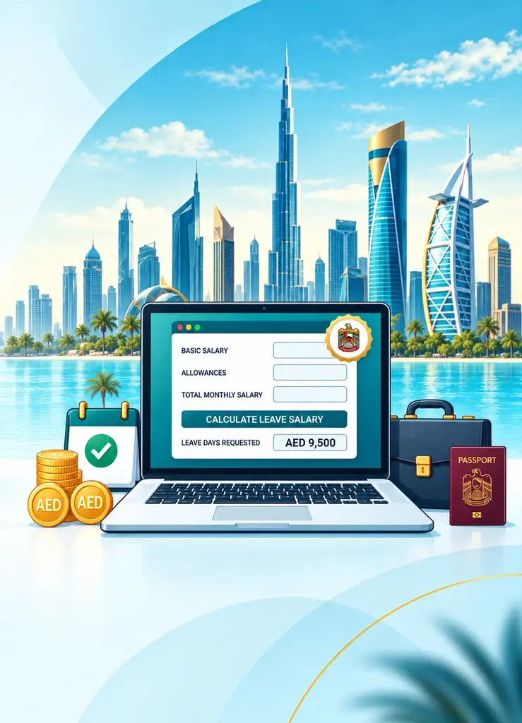 Dubai skyline and UAE leave planning