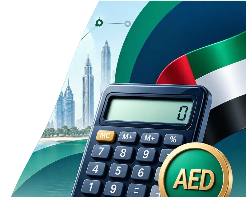 Calculator and AED coin